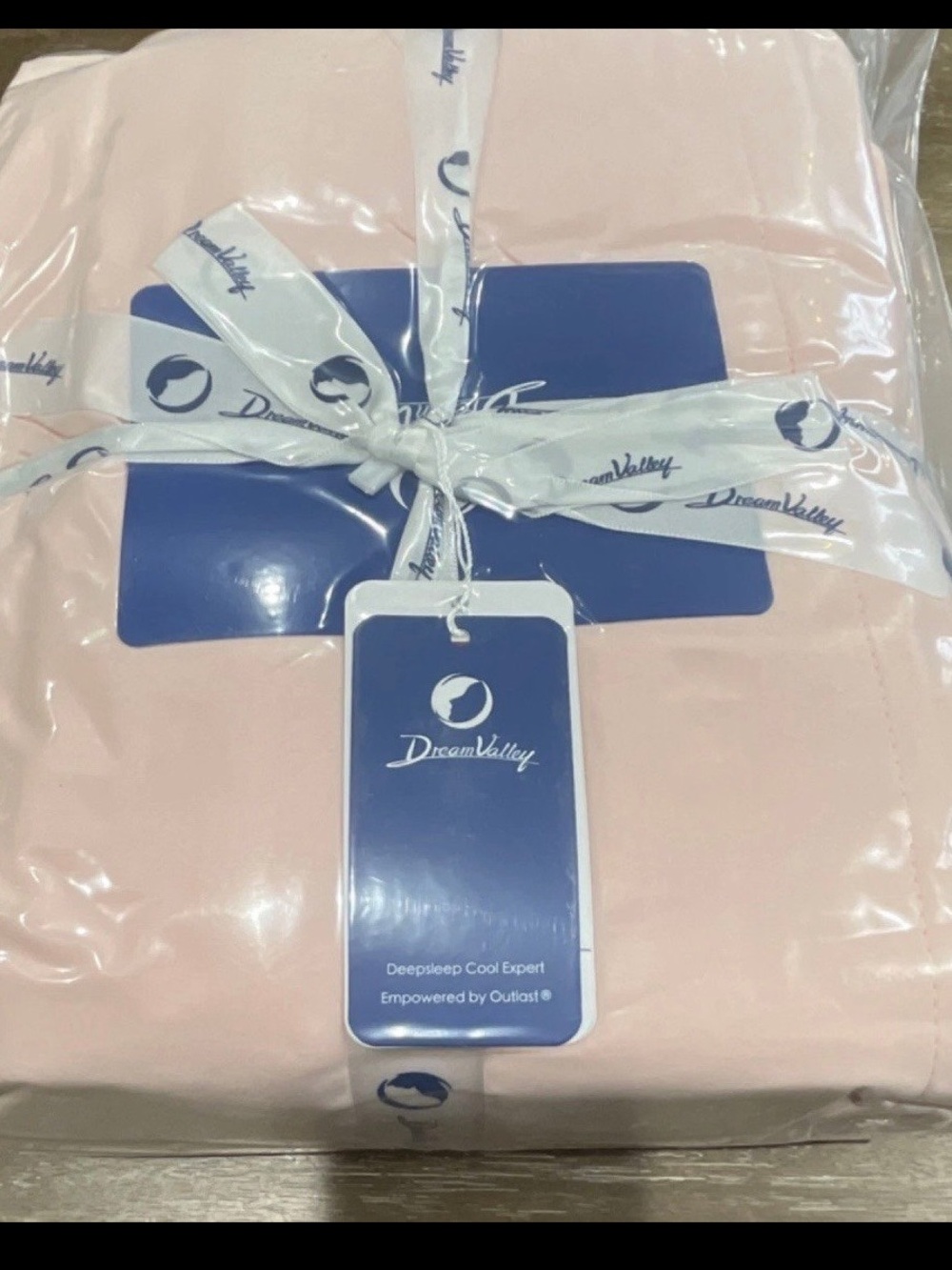 Dream Valley Everlast Cooling Comforter/Blanket Twin XL 68x90 in Pink Blush